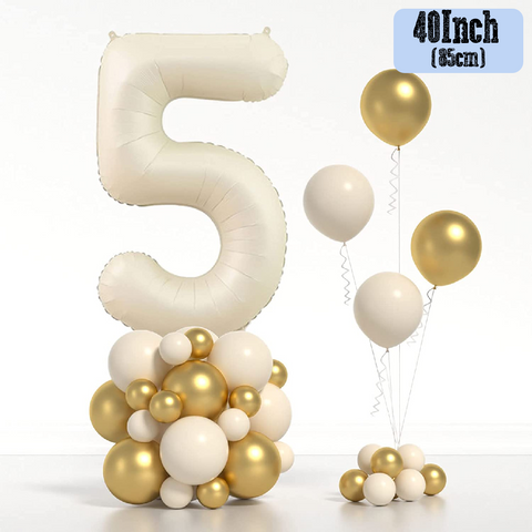Party Decoration Balloon - 40 Inch Cream #5