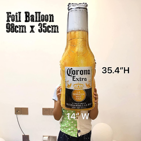 Party Decoration Balloon/ Large Foil Balloon - Corona Beer Bottle