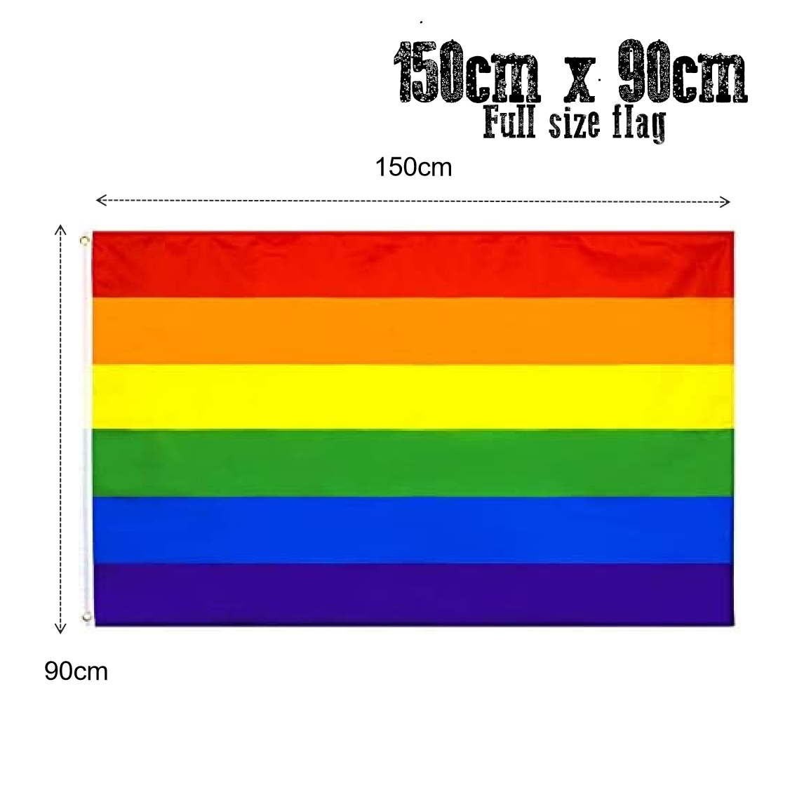 Cake and Party Decoration - Party Flag - LGBTQ Pride Flag Rainbow Flag - A