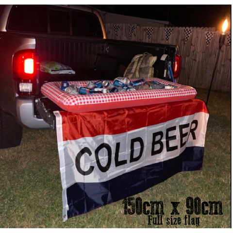 Cake and Party Decoration - Party Flag - Cold Beer Flag - A