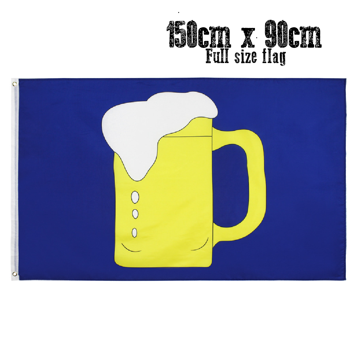 Cake and Party Decoration - Party Flag - Cold Beer Flag