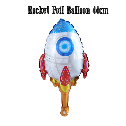 Party Decoration Balloon - Foil Balloon Rocket Ship - Medium 44cm