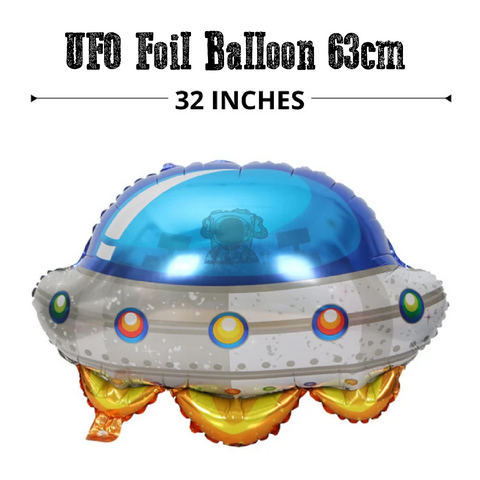 Party Decoration Balloon - UFO Foil Balloon - Flying saucer UFO 63cm