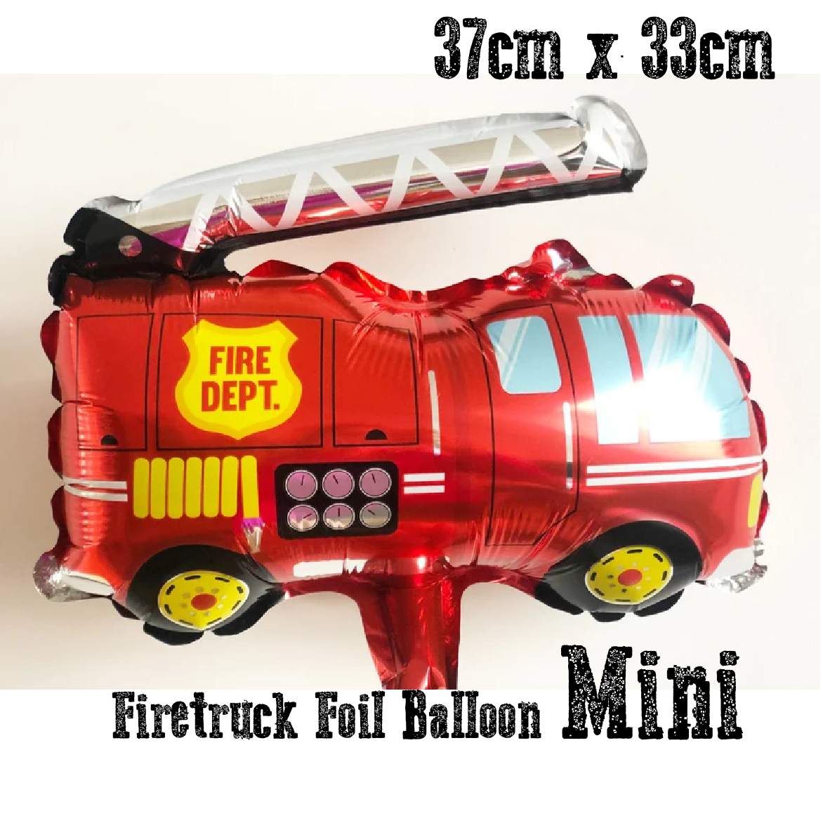 Party Decoration Balloon - Foil Balloon - Mini Fire Truck