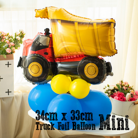 Party Decoration Balloon - Foil Balloon - Mini Dump Truck