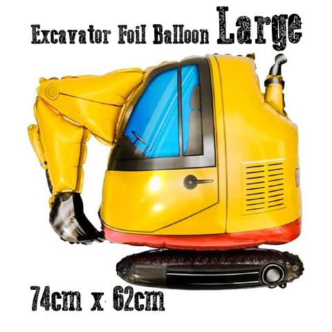 Party Decoration Balloon - Foil Balloon - Large Excavator
