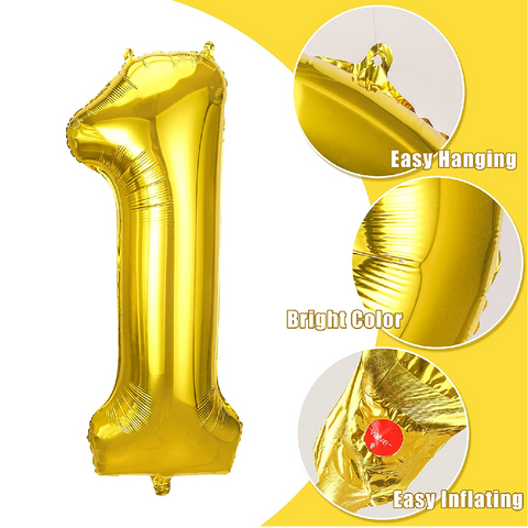 Party Decoration Balloon - 32 Inch Gold #1