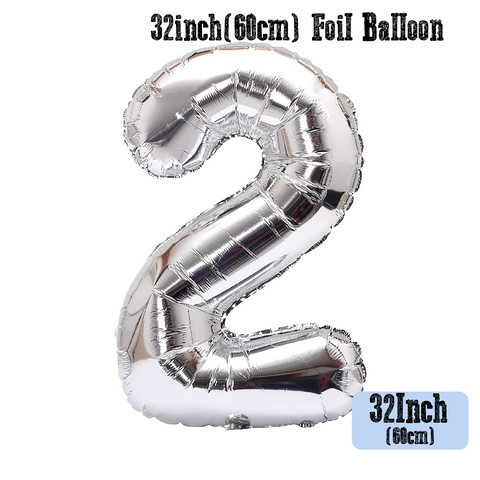 Party Decoration Balloon - 32 Inch Silver #2