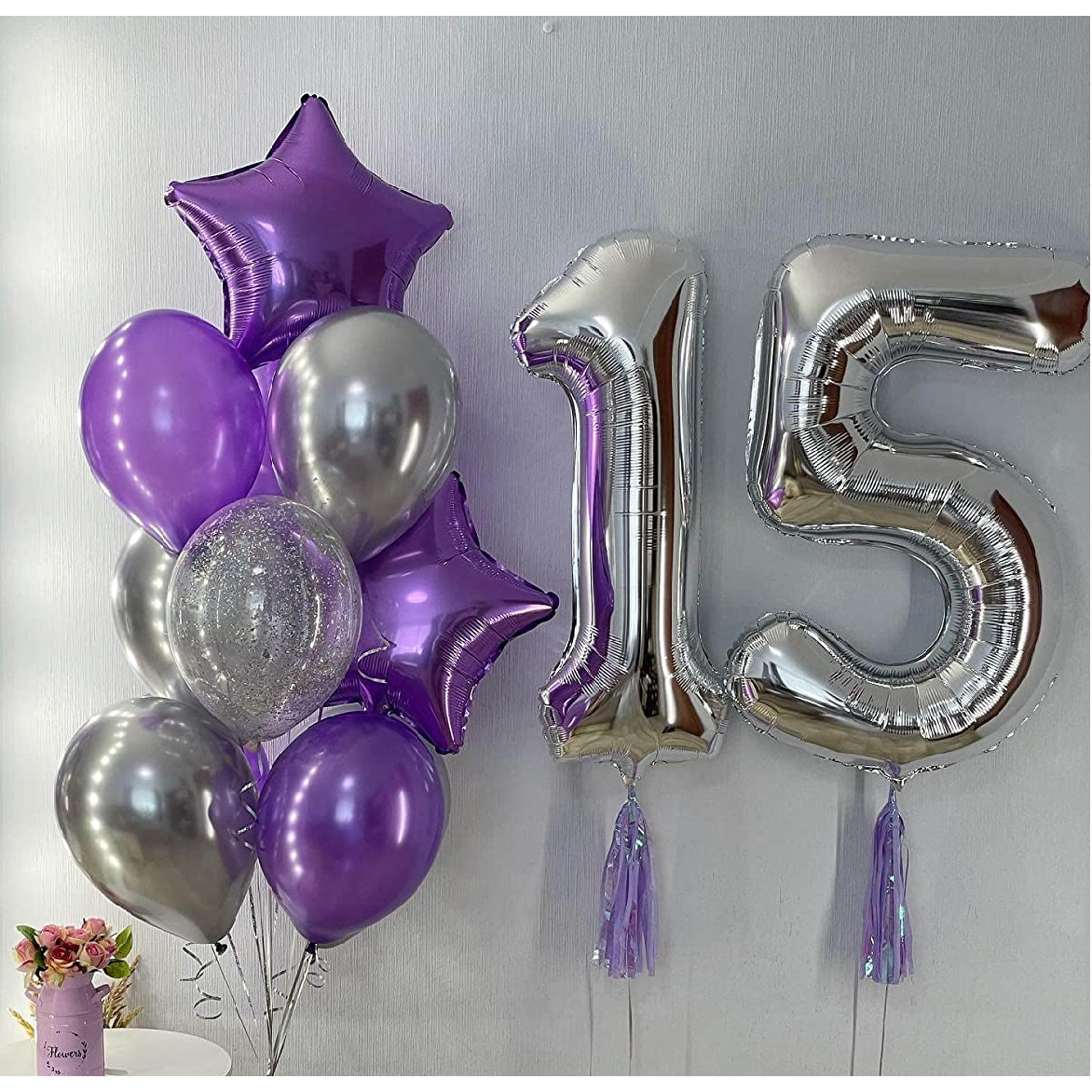 Party Decoration Balloon - 32 Inch Silver #5