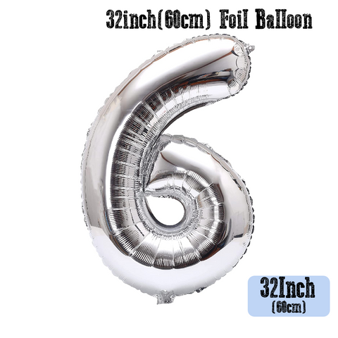 Party Decoration Balloon - 32 Inch Silver #6