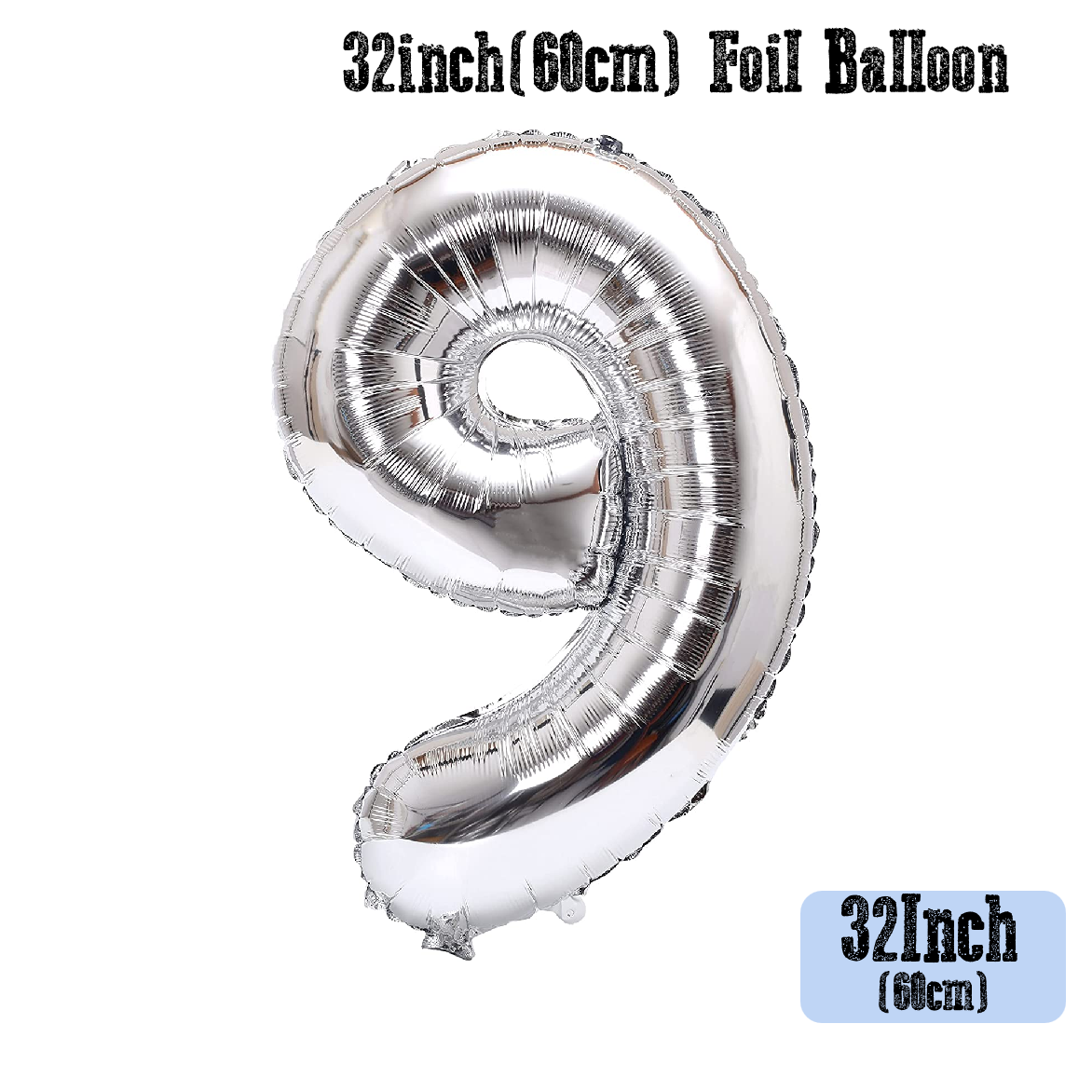Party Decoration Balloon - 32 Inch Silver #9