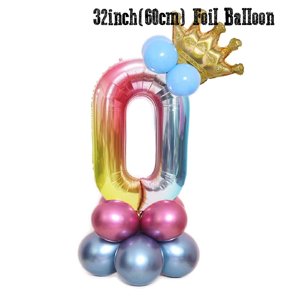 Party Decoration Balloon - 32 Inch Rainbow #0
