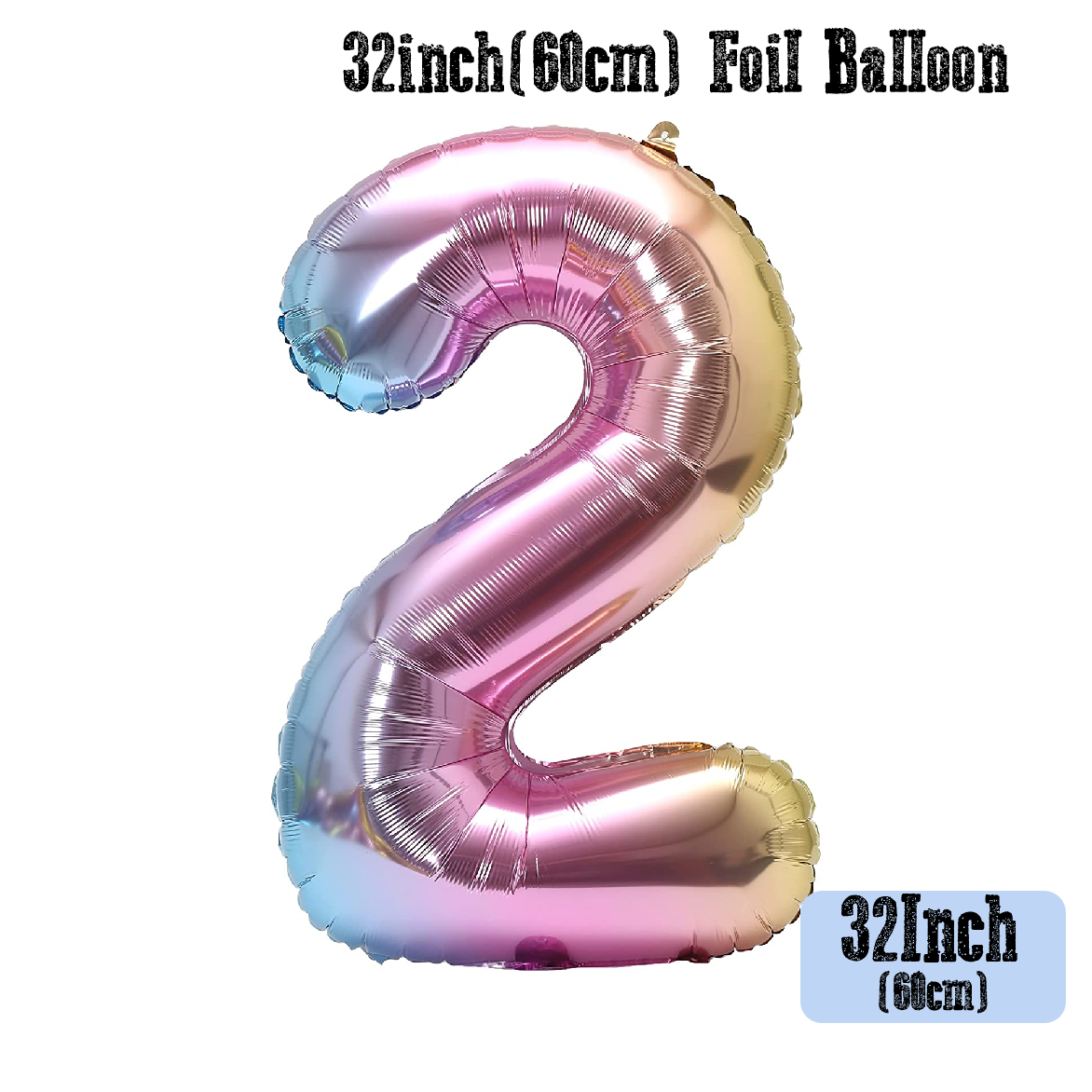 Party Decoration Balloon - 32 Inch Rainbow #2