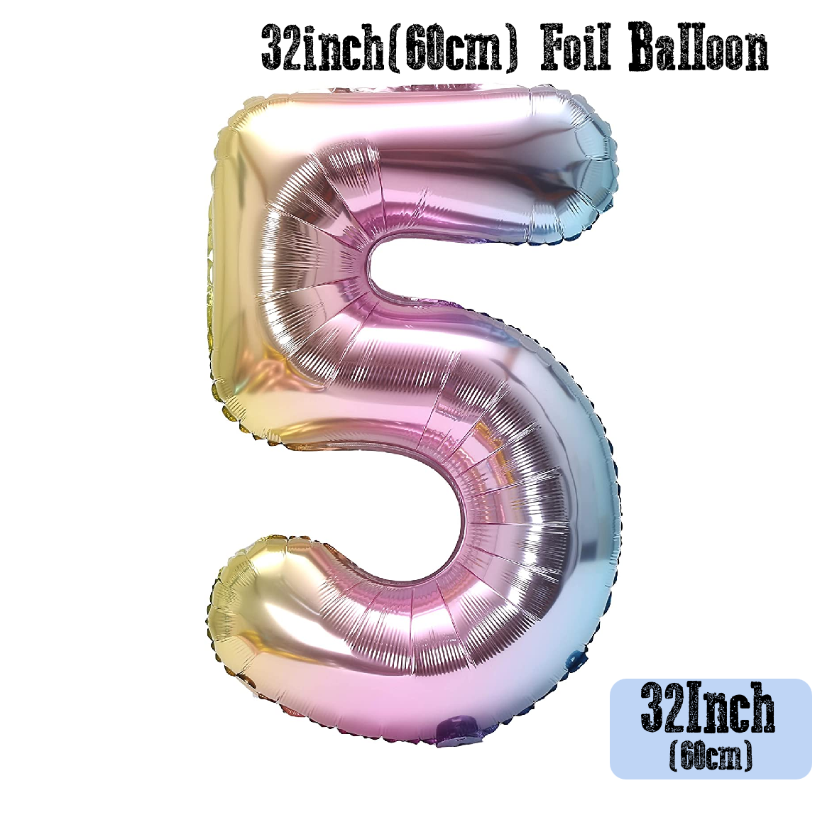 Party Decoration Balloon - 32 Inch Rainbow #5