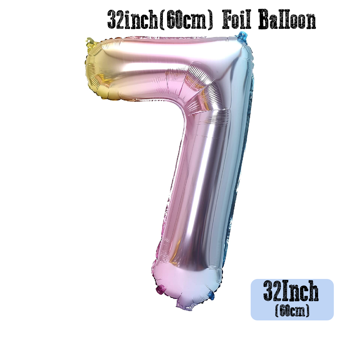 Party Decoration Balloon - 32 Inch Rainbow #7