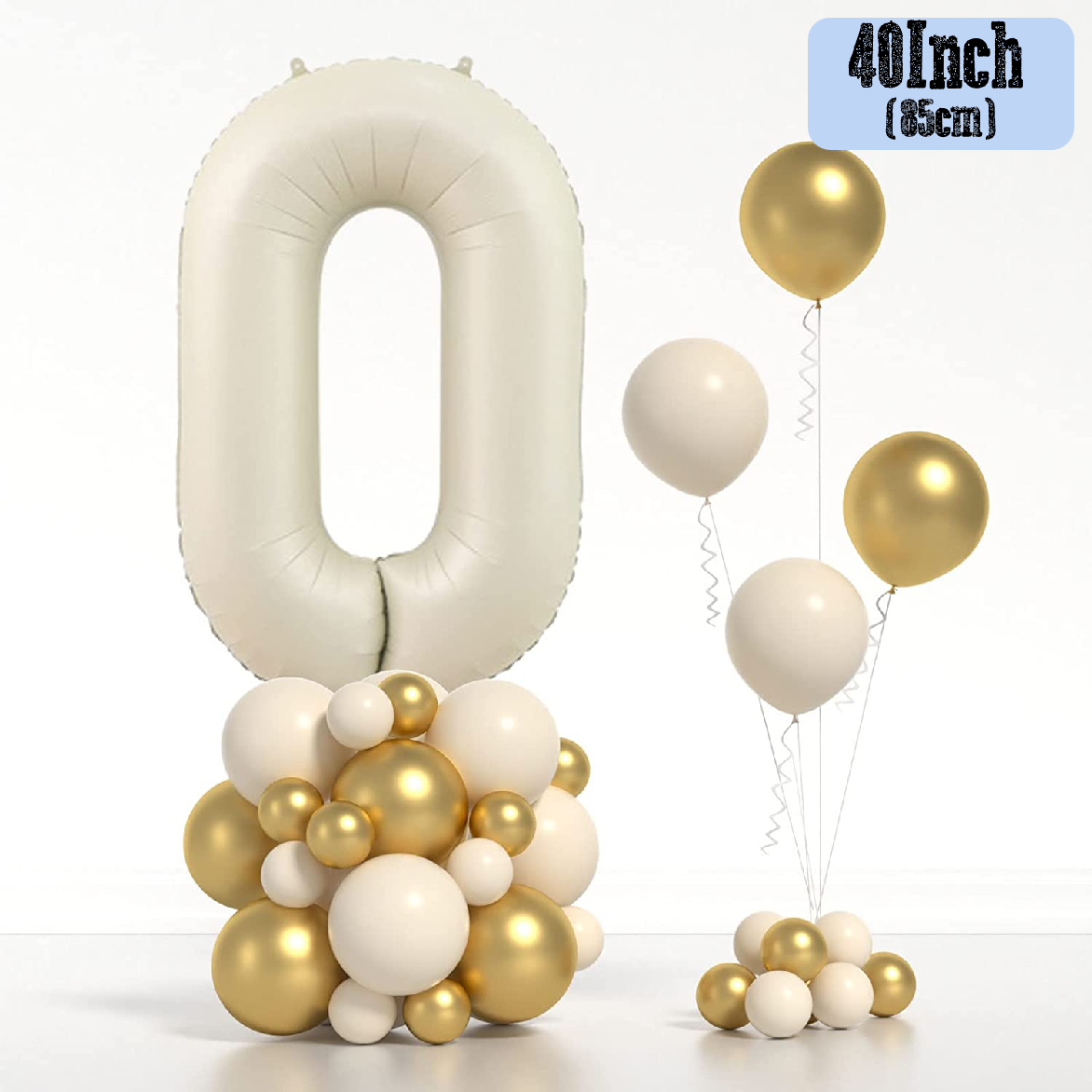 Party Decoration Balloon - 40 Inch Cream #0