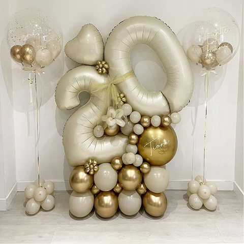 Party Decoration Balloon - 40 Inch Cream #0