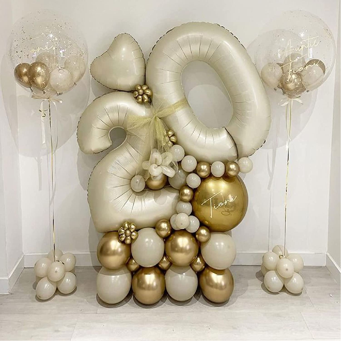 Party Decoration Balloon - 40 Inch Cream #2