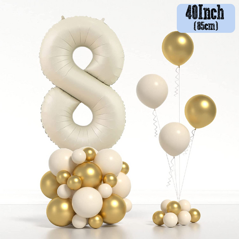 Party Decoration Balloon - 40 Inch Cream #8