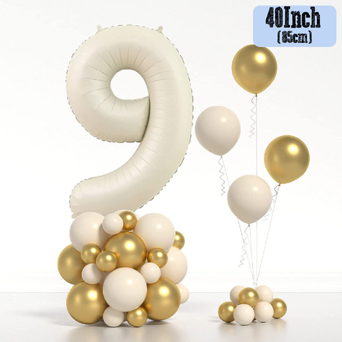 Party Decoration Balloon - 40 Inch Cream #9