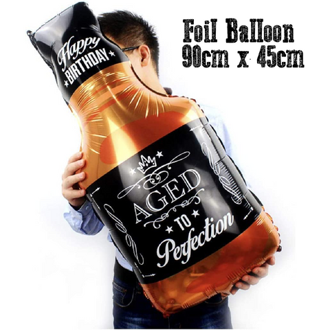 Party Decoration Balloon/ Large Foil Balloon - Whiskey Bottle