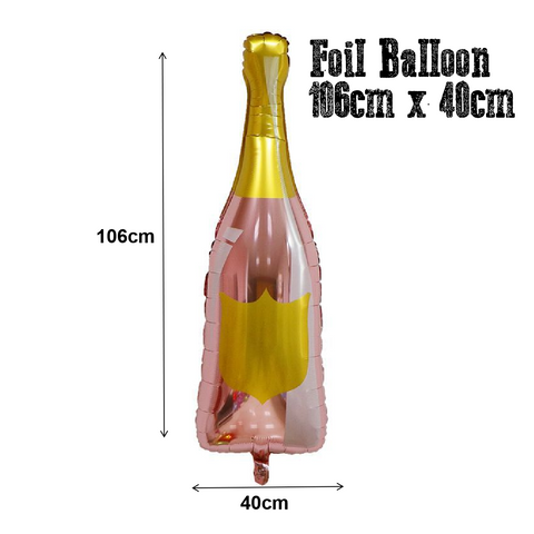 Party Decoration Balloon/ Large Foil Balloon - Blank Bottle