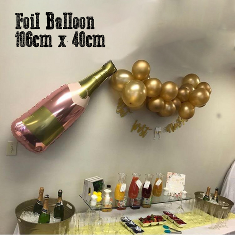 Party Decoration Balloon/ Large Foil Balloon - Blank Bottle