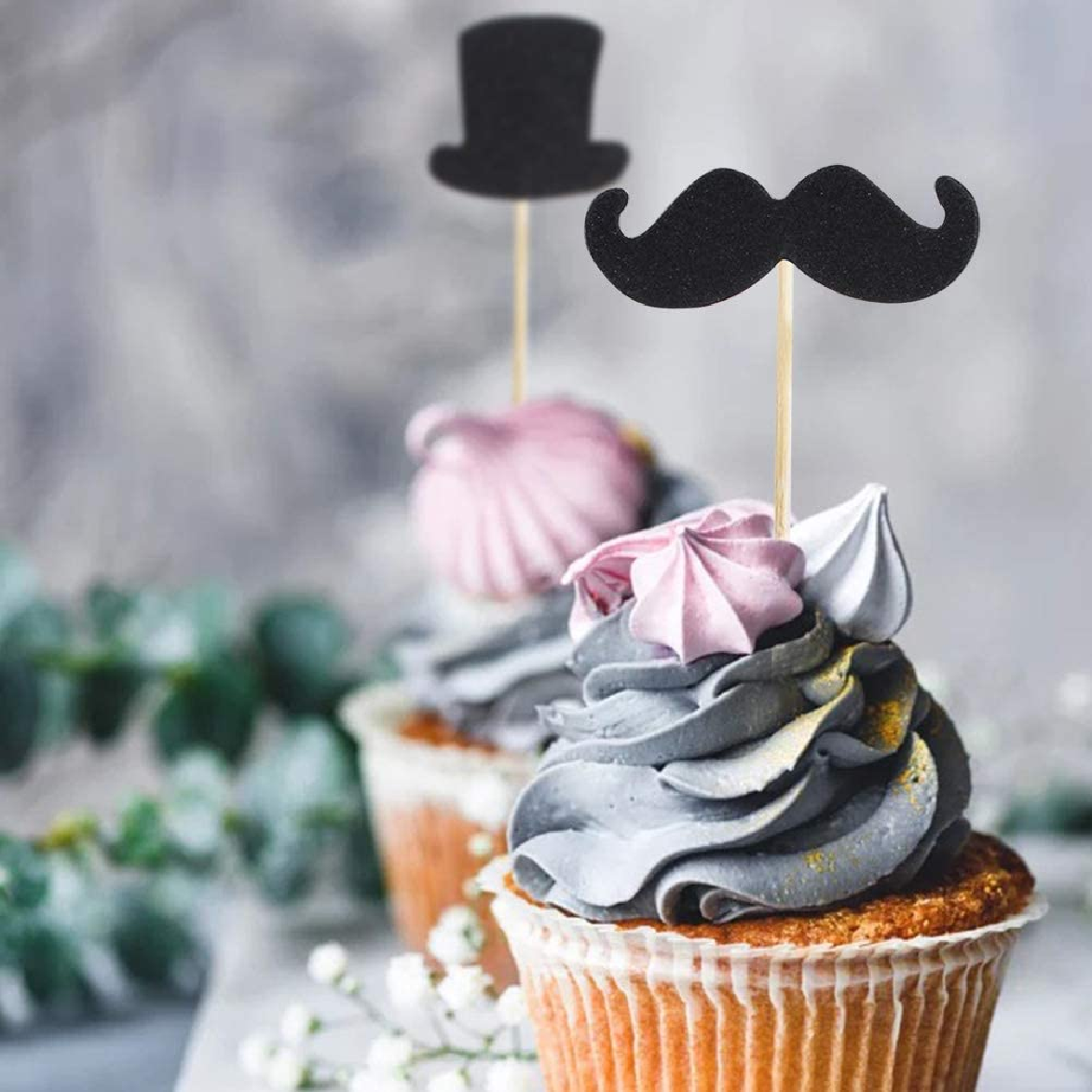 Cake Cup Cake Topper Decorations - Bowties For Ded Men Boy - Rampant Coffee Company
