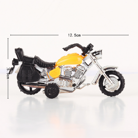 Cake Topper, Cake Decorations -  Classic 'Chopper' motorcycle -yellow - Rampant Coffee Company