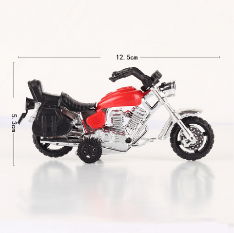 Cake Topper, Cake Decorations -  Classic 'Chopper' motorcycle  - red - Rampant Coffee Company