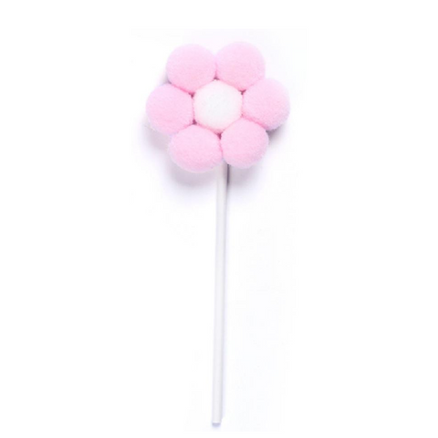 Cake Topper, Cake Decorations - Cotton Fluffy Daisy - Pink