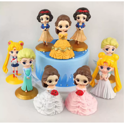 Cake Decoration, Cupcake Topper - Princess - Rampant Coffee Company