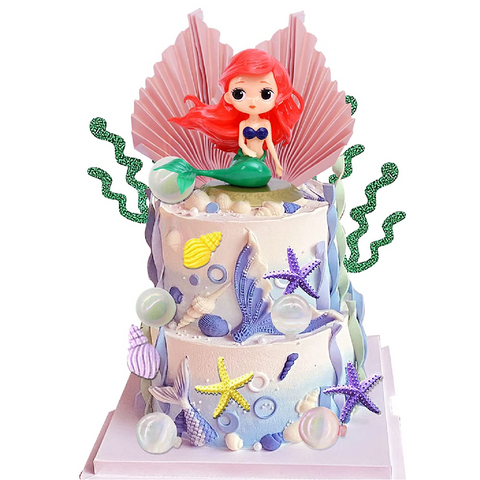 Cake Decoration, Cupcake Topper - Little Mermaid - Rampant Coffee Company