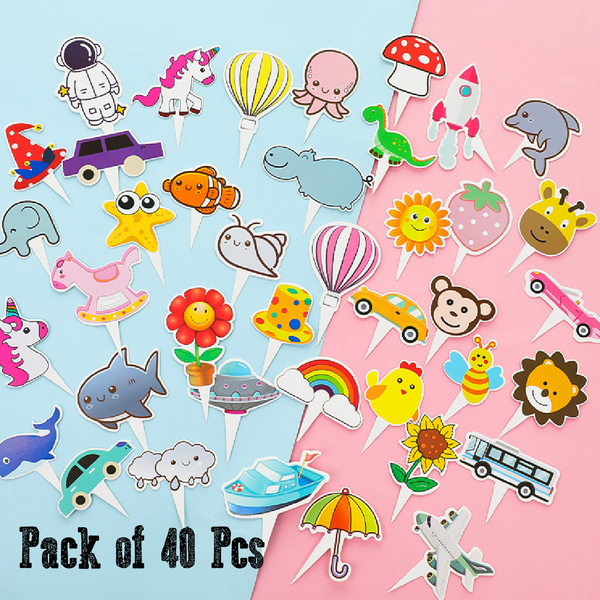 40 pcs Cute Pink Aesthetic Sticker Pack